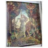 Artwork on canvas - 24x32in