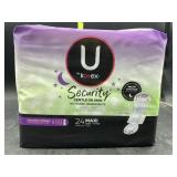 U by Kotex 24 maxi pads - extra heavy overnight