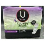 U by Kotex 24 maxi pads - extra heavy overnight