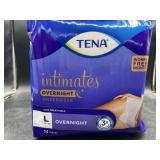 Tena intimates overnight underwear size large -