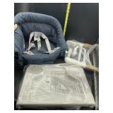 Portable child table clamping chair