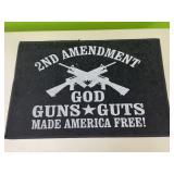 2nd amendment rug - 27x18in