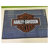 Harley Davidson floor mat - 27x18in