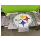 5 piece Steelers artwork framed canvas