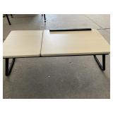 Folding bedside lab top table - has small damage