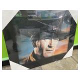 19x15in 3D photo of John Wayne - 3 photos in one