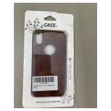iPhone XS vintage brown phone case