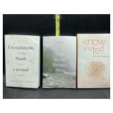 3 paperback books