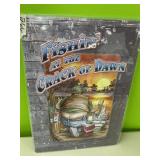 Fishin at the crack of dawn metal sign - 17x12in