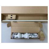 Ivilon ivory curtain rod - 28-48in