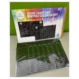 Chore chart and monthly calendar set