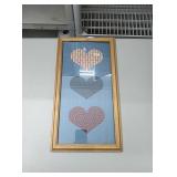 heart picture. 10.5×17.5 approx.
