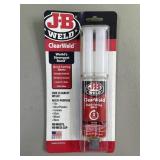 J-B weld clear weld .85fl oz