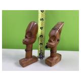 Wooden African figurines