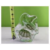 Glass sea turtle figurine