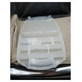 Longaberger storage case with adjustable dividers