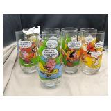 9 peanuts gang glasses from McDonald