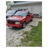 2001 GMC Sonoma Stepside Pickup.  Emery has owned