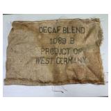 Decaf blend west Germany coffee bag