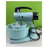 Vintage blue sunbeam mixmaster