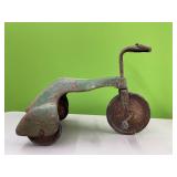 Vintage metal tricycle