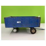 Metal blue wagon