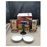 Creme Brulee set- includes cooking torch and 2
