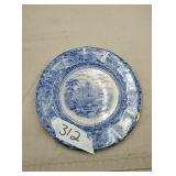 Numbered plate from Staffordshire England. Has