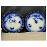 2-La Belle China plates-10"