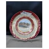 Approx9.5" plate of administration  building