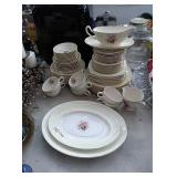 Set of Paden City Pottery Co dishes-8 place