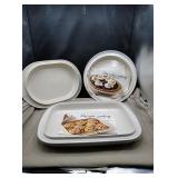 3 pc. Tupperware ovenware cook set, two with lids