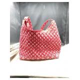 Red and white Vera Bradley purse