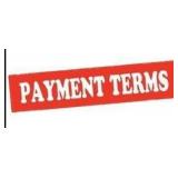 **PAYMENT TERMS**