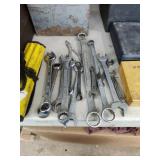 Mixed Lot of Wrenches, Craftsman, Sk,Mac, etc.