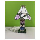 Stained glass lamp - does have some damage
