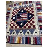 Americana quilt - approx 59x48in