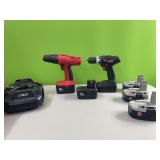 2 Drills and 18v batteries