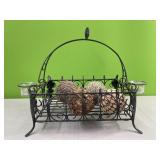 Iron decor with decor balls