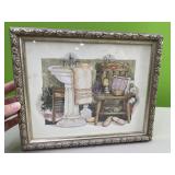 11x9 1/2 in bathroom framed photo