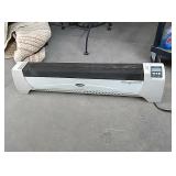 Lasko heater 37"long. Turns on,heats up