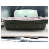 Longaberger 2006 14.5×7.5 rectangle basket with