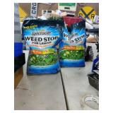 2 Bags Spectracide  Weed Stop. Each bag covers