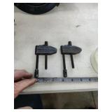 2 Small Machinist Clamps