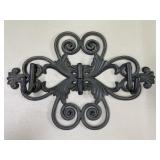 Iron wall hanger with hooks