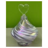 2000 purple iridescent perfume bottle