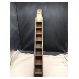 Small wood shelf approx 21"tall× 2.25" wide