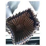 Longaberger  magazines, two plastic lids and four