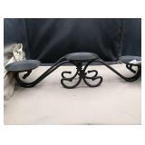 Longaberger heavy candle holder (