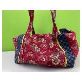 Vera Bradley like quilted  over night bag